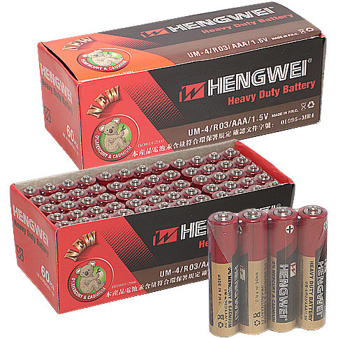 情趣用品-【HENGWEI】4號環保碳鋅電池(60顆入)