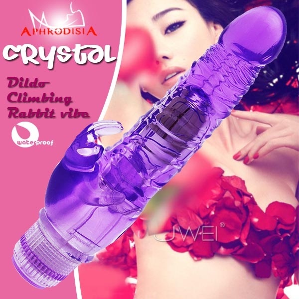 APHRODISIA．crystal水晶系列-老二頭雙G點高潮棒情趣用品
