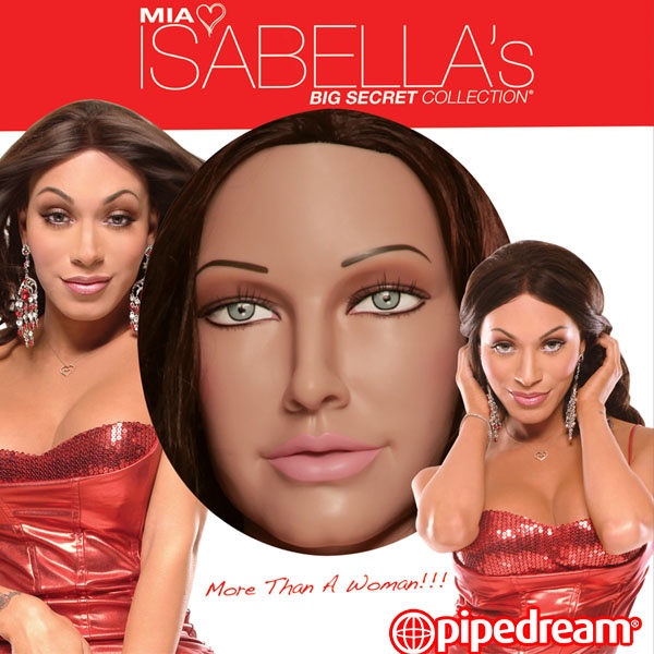 情趣用品-美國PIPEDREAM．知名雙性女優-伊莎貝拉代言倒模3D真人充氣娃娃(男女可用)《不適用超商取貨》