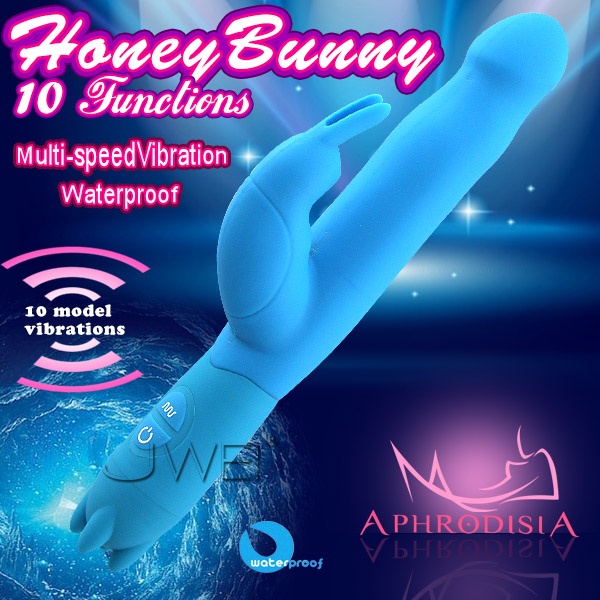 情趣用品-APHRODISIA．Honey Bunny 10段變頻防水潮吹兔棒