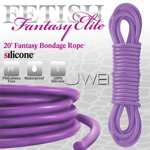 情趣用品-silicone 矽膠SM捆綁繩(紫)