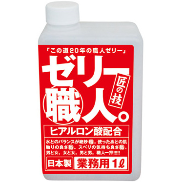 日本A-one‧ゼリー職人業務用潤滑液 1L (玻尿酸)