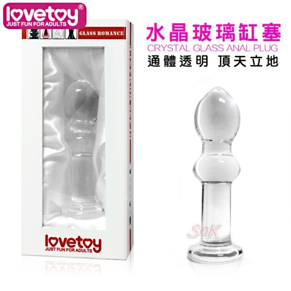 情趣用品-Lovetoy 冰火五重天水晶玻璃 按摩棒 系列No.14