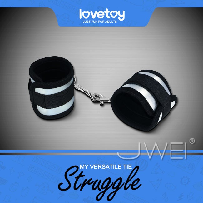 Lovetoy．Struggle系列-My Versatiel tie 安全舒適SM手銬情趣用品