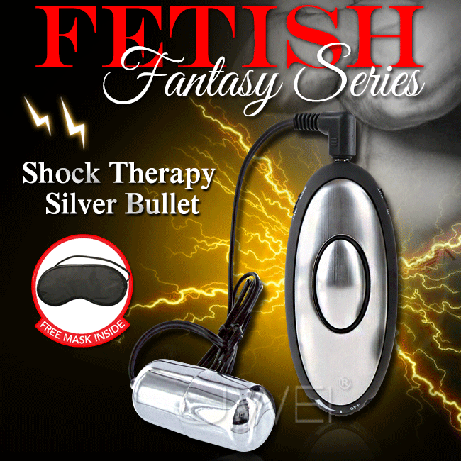 情趣用品-美國原裝進口PIPEDREAM．Fantasy Series系列 Shock Therapy Silver Bullet 銀彈電波脈衝跳蛋刺激器