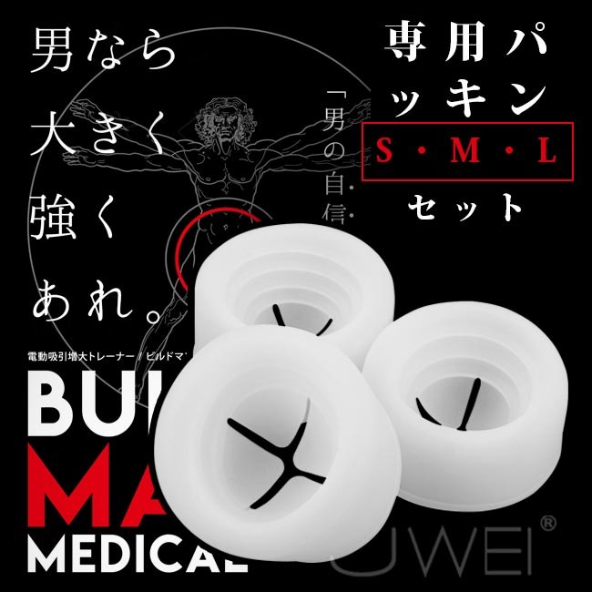 情趣用品-日本原裝進口NPG．BIILD MAN MEDICAL 専用替換 S・M・L 高級矽膠套