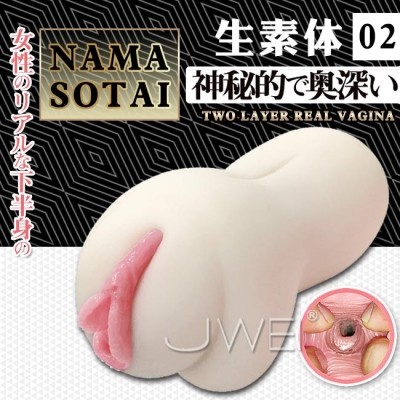 日本原裝進口A-ONE．生素体 02 膣內成形 雙重素材擬真自慰名器