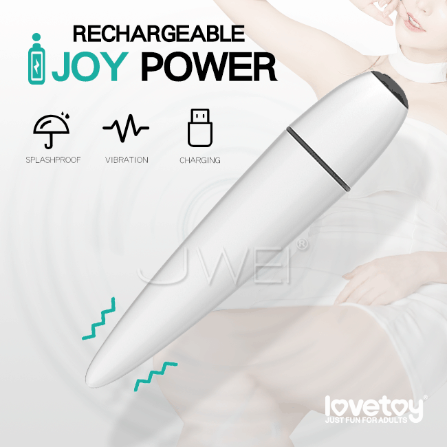 情趣用品-Lovetoy．I JOY Power Play 10段變頻USB充電子彈型跳蛋